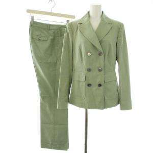 スーツ セットアップ 上下 テーラードジャケット ダブル センターベント 4 S パンツ スラックス 2 XS ロロピアーナ生地