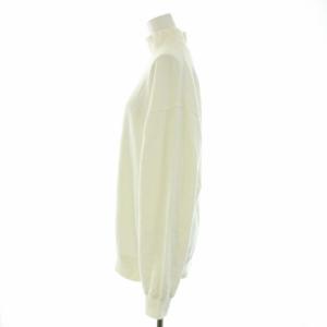 Ron Herman テン TEN 21AW スウェット トレーナー ハイネック 長袖 無地 S 白 ホワイト