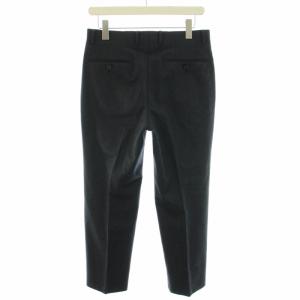 LANVIN コレクション COLLECTION 20AW パンツ スラックス ジップフライ ウール 44 M 紺 ネイビー