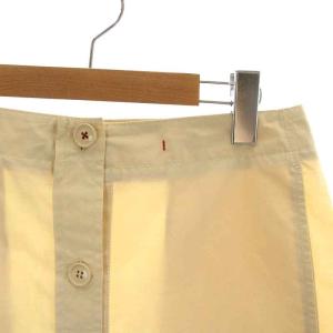 PRADA SPORT フレアスカート ひざ丈 フロントボタン 40 S ベージュ