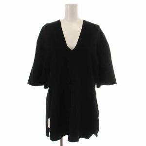 Mame Kurogouchi 22SS Milano Ribbed V-Neck Top Milano Ribbed Flared Trousers セットアップ