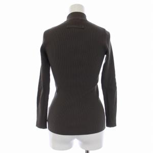 Jean Paul GAULTIER CLASSIQUE カットソー 長袖 ハイネック リブ ナイロン 40 L 茶 ブラウン