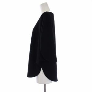ENFOLD 18SS カットソー ブラウス ドルマンスリーブ 五分袖 38 M 黒 ブラック