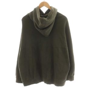 N.HOOLYWOOD HOODED SWEATSHIRT パーカー プルオーバー スウェット トレーナー 38 M カーキ 2202-CS01-020peg