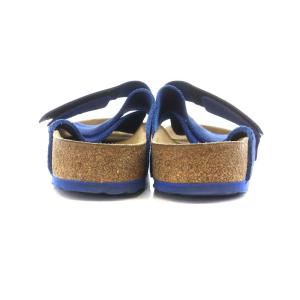 BIRKENSTOCK キョウト KYOTO サンダル ベルクロ スエード 25.0cm 青 ブルー