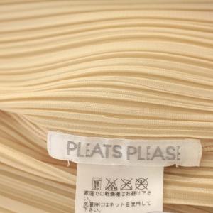 PLEATS PLEASE ISSEY MIYAKE イッセイミヤケ プリーツカーディガン L ベージュ