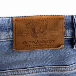 DIESEL KROOLEY-Y-T テーパード デニムパンツ ジーンズ ジップフライ USED加工 W32 M インディゴ 0692XV