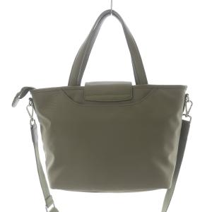 HUNTING WORLD トートバッグ ショルダーバッグ 2WAY ロゴ ナイロン レザー カーキ 622003