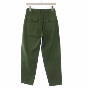 Shinzone BAKER PANTS ベイカーパンツ テーパード ハイウエスト 34 XS カーキ 15AMSPA18