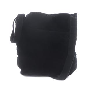 Engineered Garments Shoulder Pouch ショルダーバッグ ポシェット 斜めがけ ベロア 黒 ブラック
