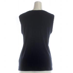 MADISONBLUE トップス カットソー ノースリーブ ボートネック 00 XS 紺 ネイビー