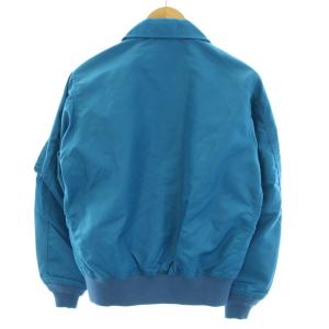 HYSTERIC GLAMOUR 02183AB04 エアフォースCWUジャケット ロゴ刺繍 S ブルー