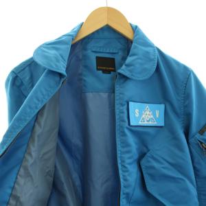 HYSTERIC GLAMOUR 02183AB04 エアフォースCWUジャケット ロゴ刺繍 S ブルー