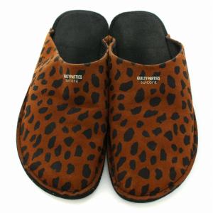 WACKO MARIA SUICOKE 21SS mule sandal サンダル スリッパ レオパード ヒョウ柄 フェイクスエード 靴 シューズ