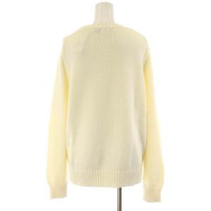 POLO RALPH LAUREN ポロベア ニット セーター 長袖 シルク混 リネン混 M ホワイト 211801543001