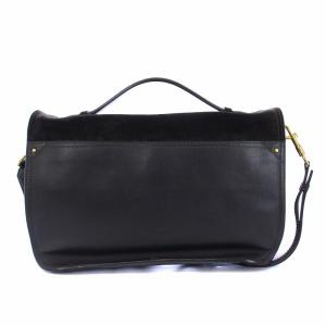 ANYA HINDMARCH ショルダーバッグ ハンドバッグ 2WAY スエード グレー