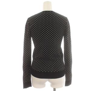 Theory 20SS REGAL WOOL MINI PD CREWNECK ニット 長袖 ドット S 黒 ブラック