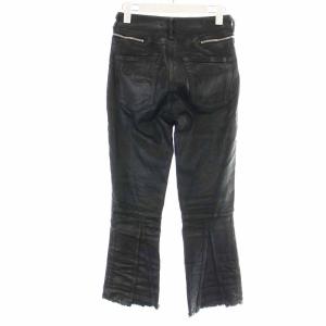DIESEL BLACK GOLD TYPE-1909 デニムパンツ ジーンズ ロング ジップアップ コーティング加工 25 M 黒 ブラック