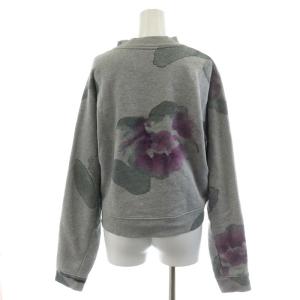 Acne Studios フラワースウェット トレーナー 長袖 柄 コットン XS グレー