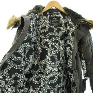 ALPHA INDUSTRIES ×NUMBER (N)INE 20094-9876 フライトジャケット N-3B M カーキ