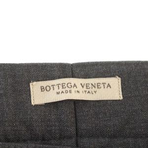 BOTTEGA VENETA スラックス ボタンフライ パンツ ウール 48 M グレー
