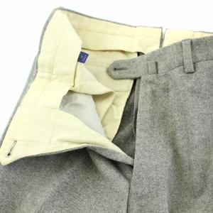 INCOTEX パンツ スラックス センタープレス ウール 44 XS グレー