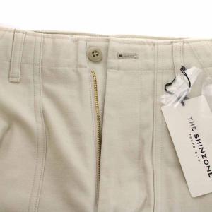 Shinzone ベイカーパンツ BAKER PANTS ハイウエスト ロング 34 XS ベージュ
