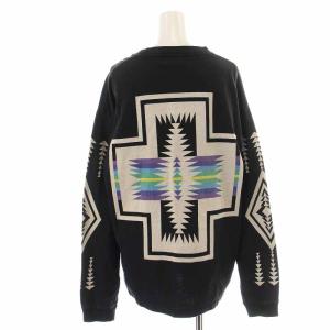 PENDLETON 別注 バックプリントスウェット カットソー 長袖 S 黒 ブラック 1475-5219