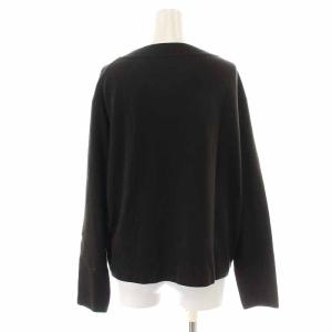 MARGARET HOWELL 20AW ファインウールニット セーター Vネック プルオーバー 長袖 2 M 茶 ブラウン