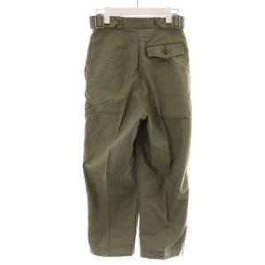 Nigel Cabourn ロングパンツ サイドボタン 6 S カーキ