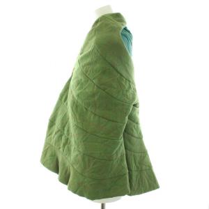 JUNYA WATANABE COMME des GARCONS AD2004 中綿ジャケット ポンチョ ウール M グリーン