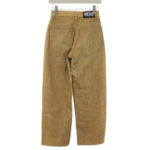 DIESEL WIDEE デニムハイウエストワイドパンツ ストレッチ 24 ベージュ