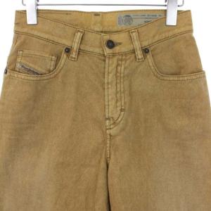 DIESEL WIDEE デニムハイウエストワイドパンツ ストレッチ 24 ベージュ
