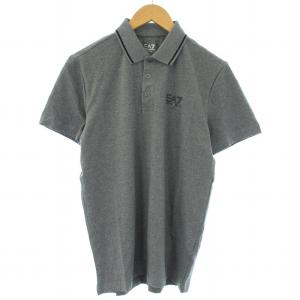 ポロシャツ 半袖 ロゴ S グレー 3GPF51 PJM5Z