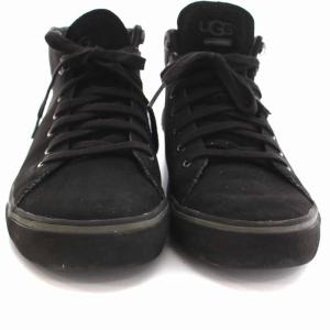 UGG australia ENERG Hoyt ハイカット シューズ スニーカー スエード切替 US8 26cm 黒 ブラック 1012615