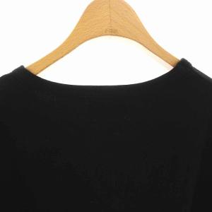EMPORIO ARMANI Tシャツ カットソー Vネック 半袖 コットン L 黒 ブラック