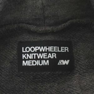 LOOPWHEELER パーカー プルオーバー 長袖 ウール M グレー