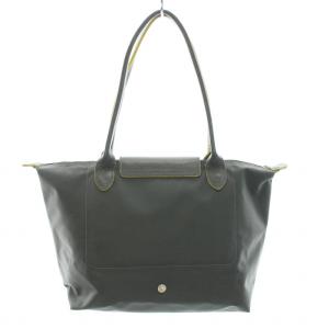 Longchamp プリアージュクラブ Pliage Club トートバッグ ハンドバッグ ナイロン レザー グレー L2605619300