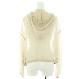 Diagram GRACE CONTINENTAL 22SS シアーショートパーカー ジップアップ 長袖 フード 36 S ベージュ