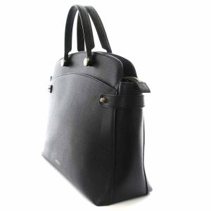 FURLA アガタ AGATA ハンドバッグ レザー 黒 ブラック