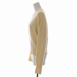 Theory CASHMERE DROP SHOULDER CREW ニット セーター カシミヤ クルーネック 長袖 S 白 オフホワイト