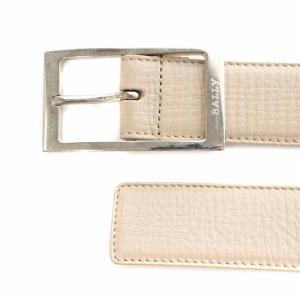 BALLY ベルト レザー 95/38 ベージュ