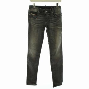 GRUPEE-NE デニムパンツ ジーンズ スリム スキニー 25 グレー