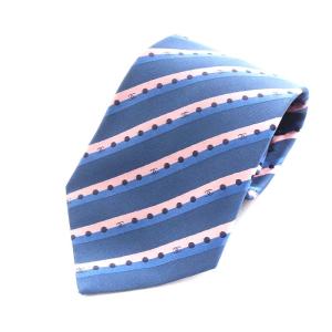 ココマーク ワイドタイ ネクタイ ストライプ柄 ドット柄 シルク 絹 ピンク 青 ブルー
