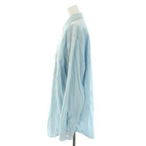 MADISONBLUE ハンプトンシャンブレーシャツ HAMPTON CHAMBRAY SHIRT ブラウス 長袖 コットン 02 M 水色 ライトブルー