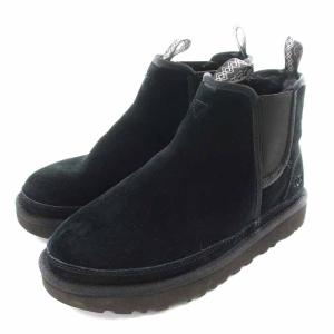 UGG australia ニューメル チェルシー NEUMEL CHELSEA サイドゴアブーツ ショートブーツ スエード US7 25cm 黒 ブラック