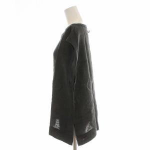 MARGARET HOWELL 20SS シャツ ブラウス ノースリーブ 無地 リネン F グレー