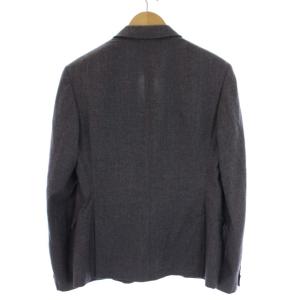 Neil Barrett テーラードジャケット フォーマル ブレザー シングル 2B 背抜き ウール サイドベンツ 46 S グレー