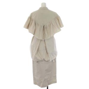 ADORE 21SS プレゼントタイプライターブラウス スカート セットアップ 上下 2点セット 半袖 タイトスカート ロング スリット