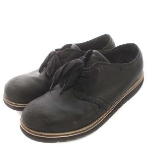 3ホール レザーブーツ 靴 レザーシューズ US9 27cm 黒 ブラック